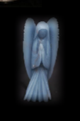 Hand carved  crystal Angels very beuatiful each one unique